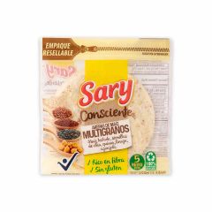 Arepas De Maíz Multigranos Sary Consciente Sin Gluten x 350gr x 5 Unidades
