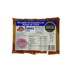 Bocadillo Bonanza Minitumes Con Manjar De Leche x 260gr x 8 Unidades
