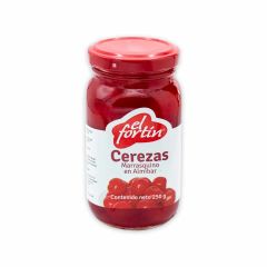Cerezas Marrasquino En Almíbar El Fortín Frasco x 250gr
