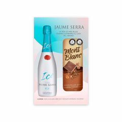 Vino Jaume Serra Ice 750ml + Chocolate Montblanc Macadamia x 80gr