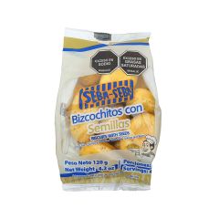 Bizcochitos Aliñados Seba Seba Con Chía, Salvado Y Sal Marina x 120gr