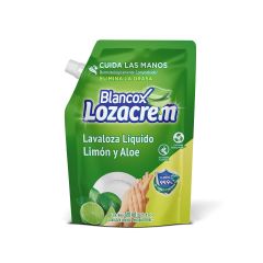 Lavaloza Líquido Blancox Lozacrem Limón Aloe Doypack 720 Ml