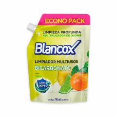 Limpiador Líquido Blancox Bicarbonato Aroma Citrus Doypack x 720ml
