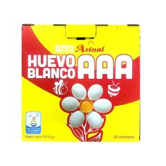 Huevos Avinal Tipo Aaa Blanco Funda Cartón X 30 Unidades