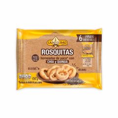 Rosquitas Sanissimo Horneadas De Yuca Con Chía Y Quinua x 20gr x 6 Paquetes