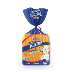 Tostaos Bimbo Sabor A Mantequilla x 300gr x 20 Unidades
