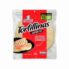 Tortillas Bimbo Rapiditas Tamaño M x 450gr x 15 Unidades