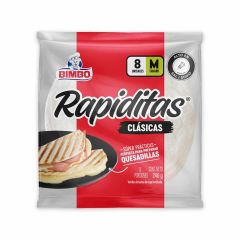 Tortillas Bimbo Rapiditas Tamaño M x 240gr x 8 Unidades