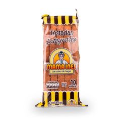 Tostadas Mama Inés Integrales x 115gr x 10 Unidades
