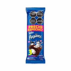 Pinguinos Marinela 120g 3u P/especial