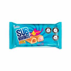 Pastelitos Submarinos Marínela Mix Surtidos x 204gr x 6 Unidades