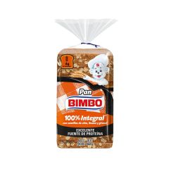 Pan Tajado Bimbo 100% Integral Con Semillas De Chía, Linaza Y Girasol X 460gr