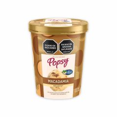 Helado Popsy 600g Gourmet Macadamia