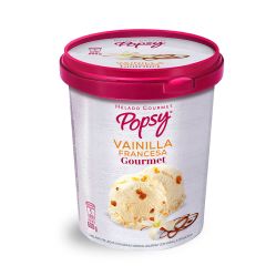 Helado Popsy 600g Gourmet Vainilla Franc