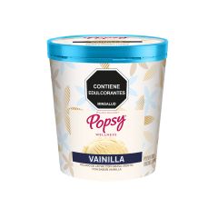 Helado Gourmet Popsy Sabor Vainilla Wellness X 300gr