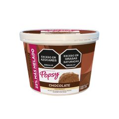 Helado Gourmet Popsy Sabor A Chocolate X 750gr Extracontenido