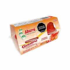 Gelatina Aburra 113g 4u Fresa C/durazno