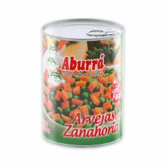 Arvejas Enlatadas Con Zanahoria Aburrá Abre Fácil x 580gr