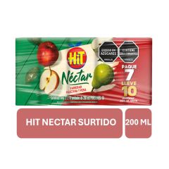 Néctar Hit Sabores Surtidos Tetra x 200ml Pague 7 Lleve 10 Unidades
