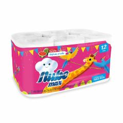 Papel Hig Nube 12u 22m Max Sandia Rosado