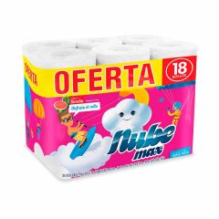 Papel Higiénico Nube Max Aroma Sandía Triple Hoja x 18 Unidades x 22mts