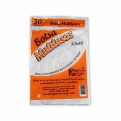 Bolsa Plástica Tipo Multiusos Arango 30x40cm x 50 Unidades