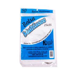 Bolsa Plástica Tipo Multiusos Arango 25x35cm x 50 Unidades