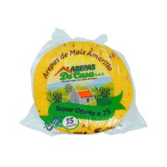 Arepas De Maíz Amarillo De Casa Tipo Tela X 1350gr X 15 Unidades