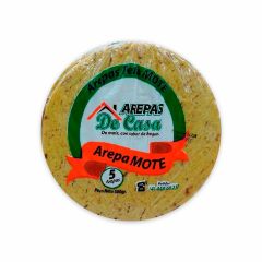 Arepas De Maíz Mote De Casa x 500gr x 5 Unidades