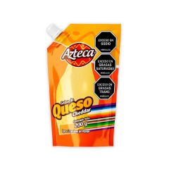 Salsa De Queso Cheddar Azteca Doypack X 200gr