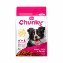 Alimento Para Perro Chunky Adulto Sabor A Cordero, Arroz Y Salmón x 1500gr