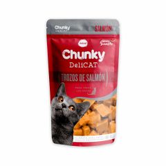 Alimento Húmedo Para Gato Chunky Delicat Trozos De Salmón x 80gr