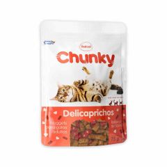 Snack Para Gato Chunky Delicapricho Nuggets De Salmón x 75gr