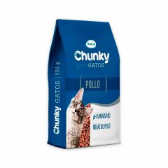Alimento Para Gato Chunky Adulto Sabor A Pollo x 500gr