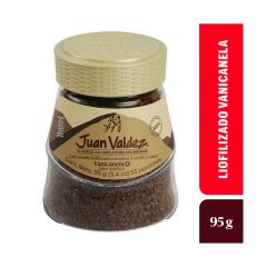 Café Soluble Juan Valdez Liofilizado Sabor A Vanicanela Frasco x 95gr