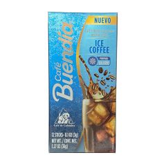 Café Soluble Buendía Liofilizado Ice Coffee Stick X 36gr X 12 Unidades