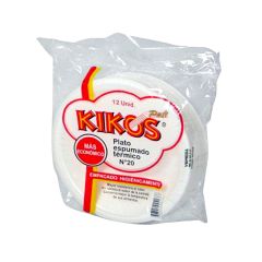 Platos Espumado Térmico Kikos Pando N 20 x 12 Unidades