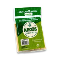 Mezclador De Madera Kikos Ecológico x 150 Unidades
