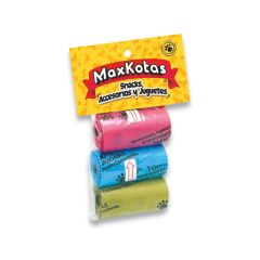Bolsas Para Desechos De Mascotas Maxkotas x 3 Rollos