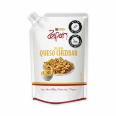 Salsa Zafran 200g Queso Cheddar Doypack