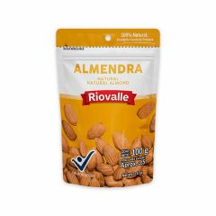 Almendras Naturales Tostada Y Salada Riovalle x 100gr