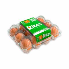 Huevos Kikes Tipo L Colorado Pet x 12 Unidades