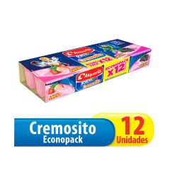 Alimento Lácteo Alquería Fortikids Cremosito Sabor A Fresa Y Mora x 95gr x 6 Unidades