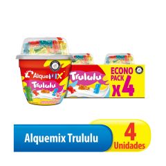 Alimento Lácteo Alquería Fortikids Adición Trululu x 100gr x 4 Unidades Econopack