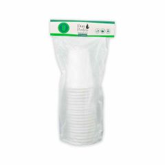 Vasos Desechables Don Pedro Biodegradables 9 Onzas x 20 Unidades