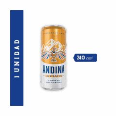 Cerveza Andina Dorada Lata x 310ml