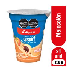 Alimento Lácteo Alquería Fortikids Sabor A Melocotón Vaso x 150gr