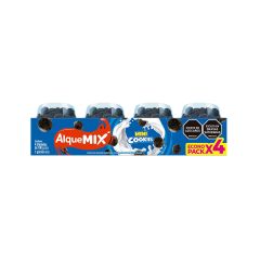 Alimento Lácteo Alquería Alquemix Mini Cookies X 100gr X 4 Unidades