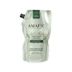 Jabón Líquido Para Las Manos Amatic Frutos Verdes Doypack X 1000ml