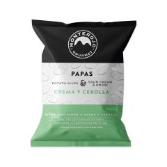 Papas Monterojo Gourmet Sabor A Crema Y Cebolla x 115gr
